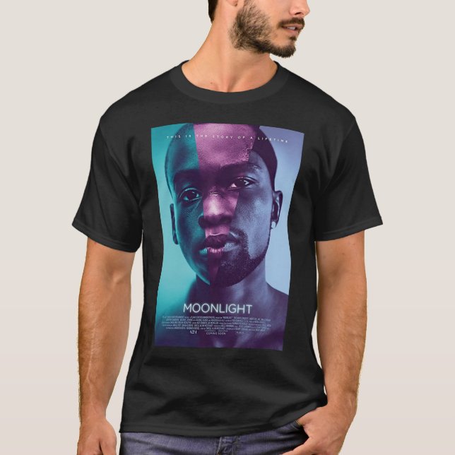 T-shirt affiche du film au clair de lune (Devant)