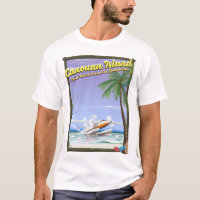 affiche du paradis des Caraïbes, des îles Canouenn