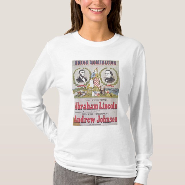 T-shirt Affiche électorale de campagne pour l'union (Devant)