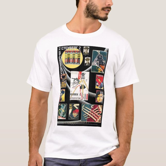 T-shirt Affiche folle de propagande de l'URSS de Russe (Devant)
