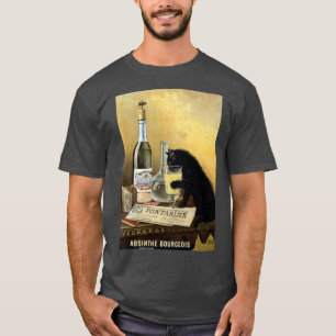 T-shirt Affiche française rétro "absinthe bourgeois"