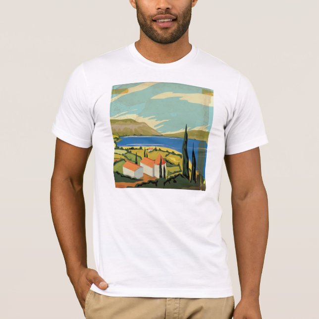 T-shirt Affiche italienne vintage (Devant)