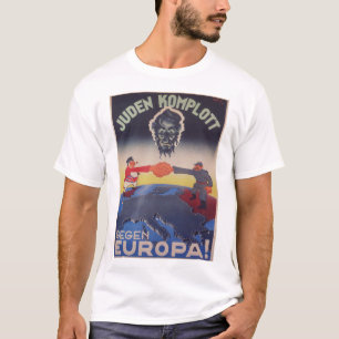 T-shirt Affiche juive de propagande de conspiration