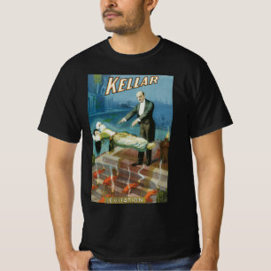 T-shirt Affiche Magique Vintage, Magicien Harry Kellar