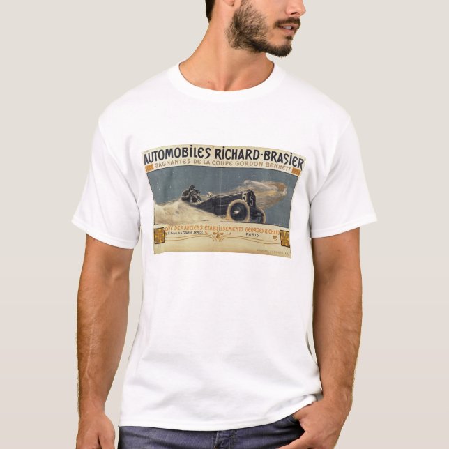 T-shirt Affiche montrant le gain de Richard-Brasier (Devant)