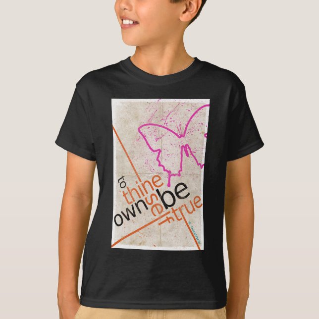 T-shirt Affiche motivationnelle (Devant)