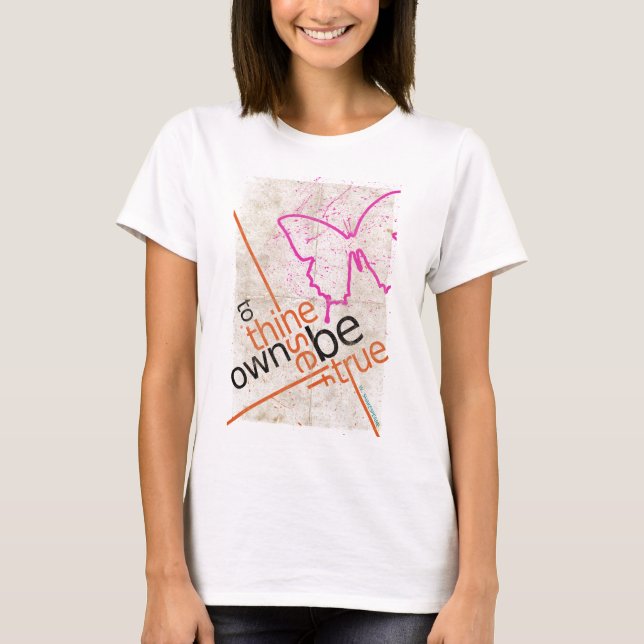 T-shirt Affiche motivationnelle (Devant)