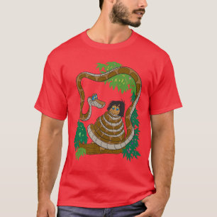 T-shirt Affiche Mowgli Kaa Hypnotiser