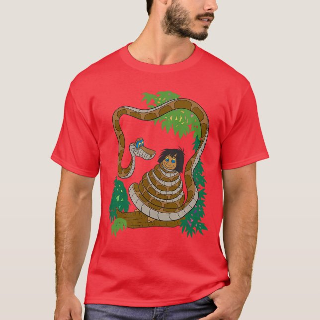 T-shirt Affiche Mowgli Kaa Hypnotiser (Devant)