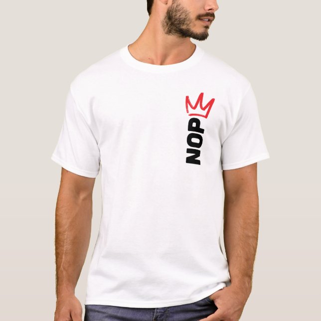 T-shirt Affiche Pas de rois (Devant)
