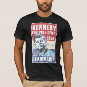 T-shirt Affiche présidentielle historique de John F.