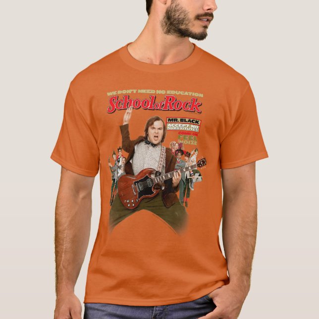 T-shirt Affiche principale de School of Rock amis (Devant)