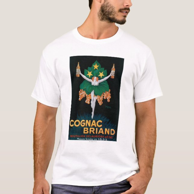 T-shirt Affiche promotionnelle de Briand de cognac (Devant)
