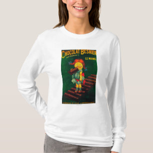 T-shirt Affiche promotionnelle de chocolat de Besnier