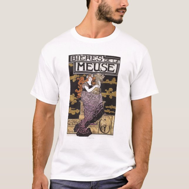 T-shirt Affiche promotionnelle de la Meuse de La de Bieres (Devant)