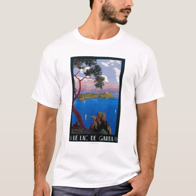 T-shirt Affiche promotionnelle de voyage de policier de (Devant)