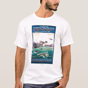 T-shirt Affiche promotionnelle décommandée d'avion de