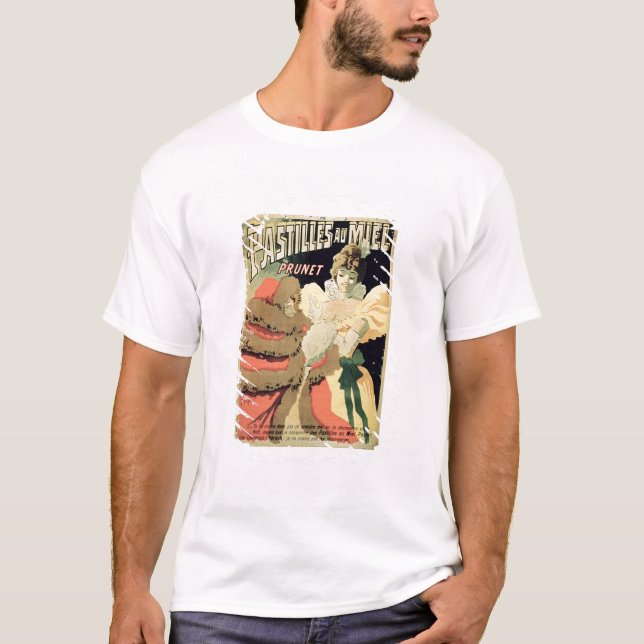 T-shirt Affiche publicitaire 'Honey Pastilles' par Prunet, (Devant)