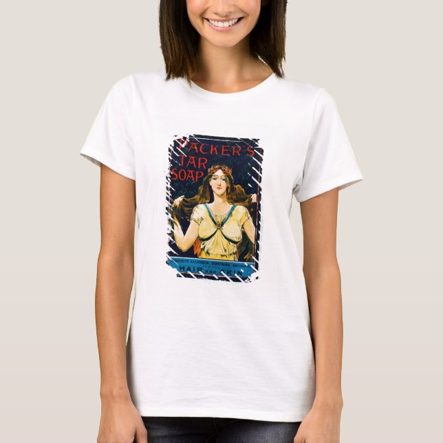 T-shirt Affiche publicitaire 'Packer's Tar Soap' (couleur  (Devant)