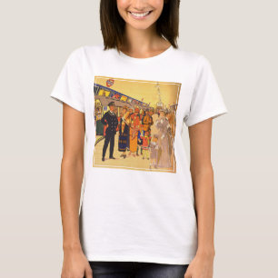 T-shirt Affiche Publicitaire vintage Pour Londres Undergro