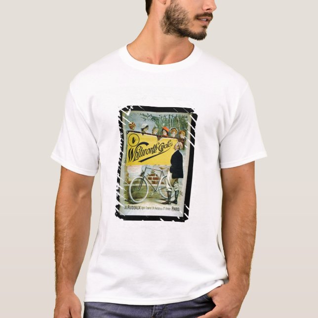 T-shirt Affiche publicitaire 'Whitworth Cycles', Paris (co (Devant)
