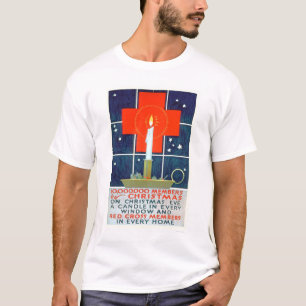 T-shirt Affiche recruteuse de Noël de Croix-Rouge