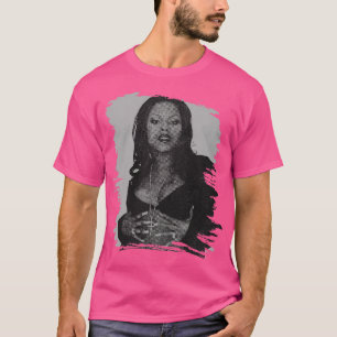 T-shirt Affiche rétro brun Foxy