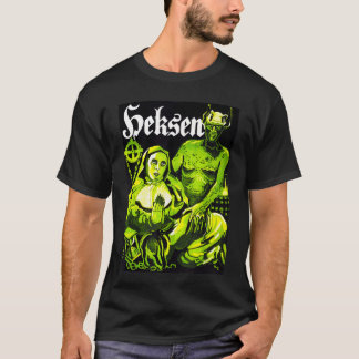 T-shirt Affiche Rétro de Monstre d'Halloween Sorcière Nonn