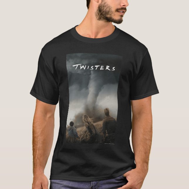 T-shirt Affiche rétro Twisters (Devant)