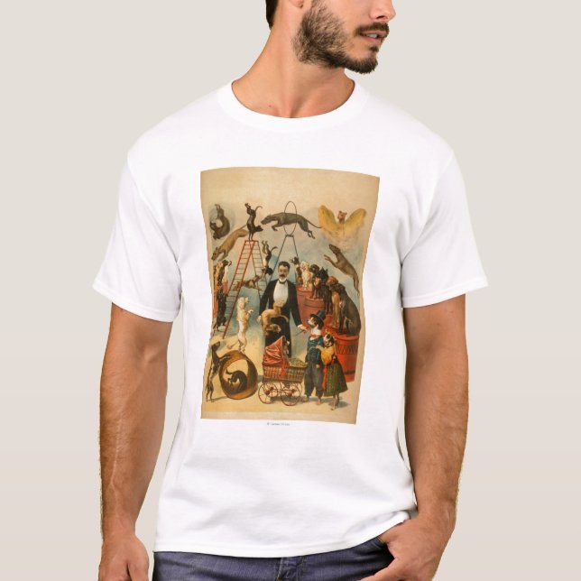 T-shirt Affiche théâtrale qualifiée d'acte de chien (Devant)