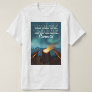 T-shirt Affiche touristique de White Horse Canada