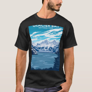 T-shirt Affiche touristique du parc national de la baie Gl