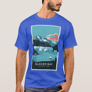 T-shirt Affiche touristique du parc national de la baie Gl