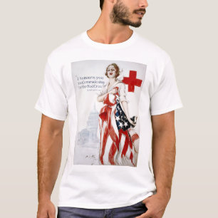 T-shirt Affiche vintage américaine de Première Guerre