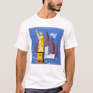 T-shirt Affiche Vintage voyage pour Allegheny Airlines