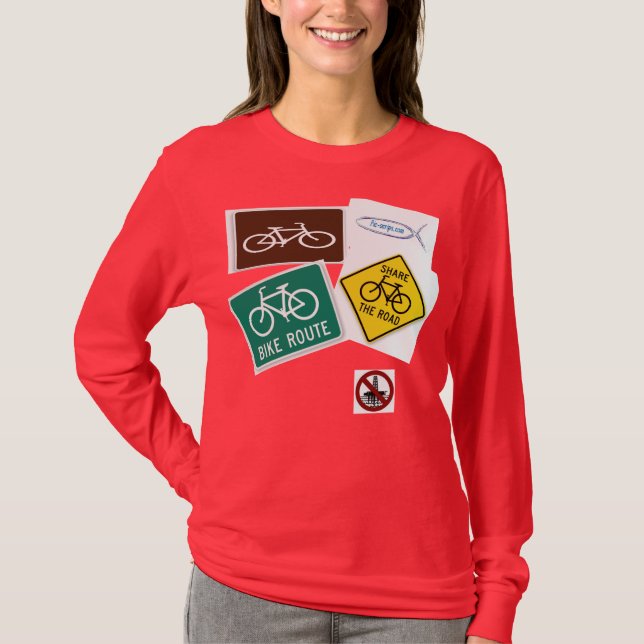 T-Shirt affiche votre besoin de sécurité sur la ro (Devant)