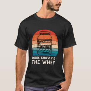 T-shirt Afficher La Poudre De Protéine Du Jouet