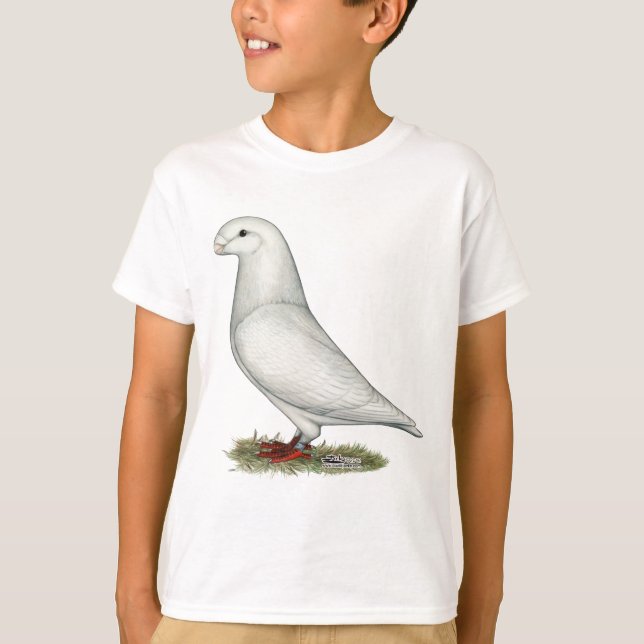 T-shirt Afficher le blanc de la course (Devant)