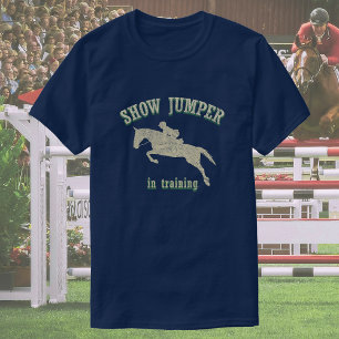 T-shirt Afficher Le Scrutin En Formation   Equestre vintag