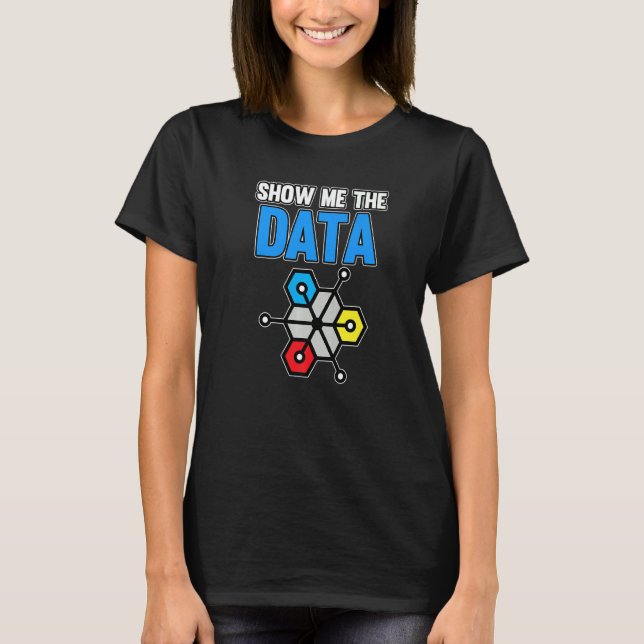 T-shirt Afficher M'Informaticien Data Analyst Data Analyst (Devant)