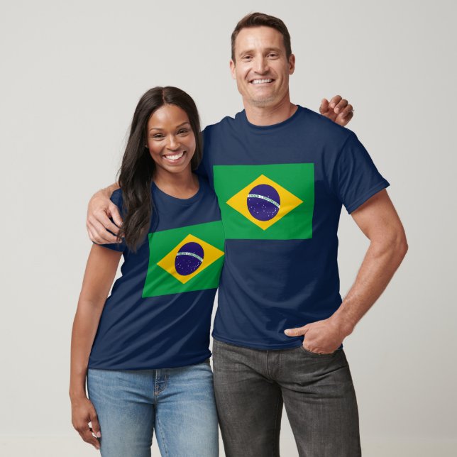 T-shirt Afficher vos couleurs - Brésil (Unisexe)