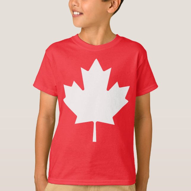 T-shirt Afficher vos couleurs - Canada (Devant)