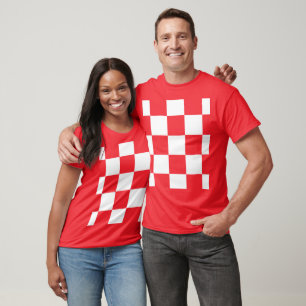 T-shirt Afficher vos couleurs - Croatie