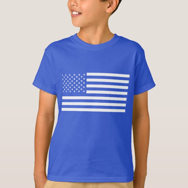 T-shirt Afficher vos couleurs - États-Unis (Devant)
