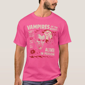 T-shirt Affiches de film Vampires de la Nuit ami d'Hallowe