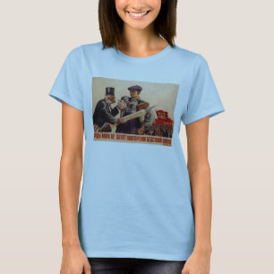 T-shirt Affiches de propagande d'Union Soviétique de