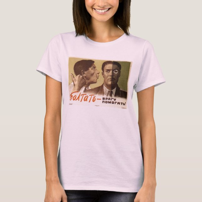 T-shirt Affiches de propagande d'Union Soviétique de (Devant)
