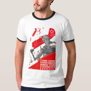 T-shirt Affiches de propagande d'Union Soviétique de