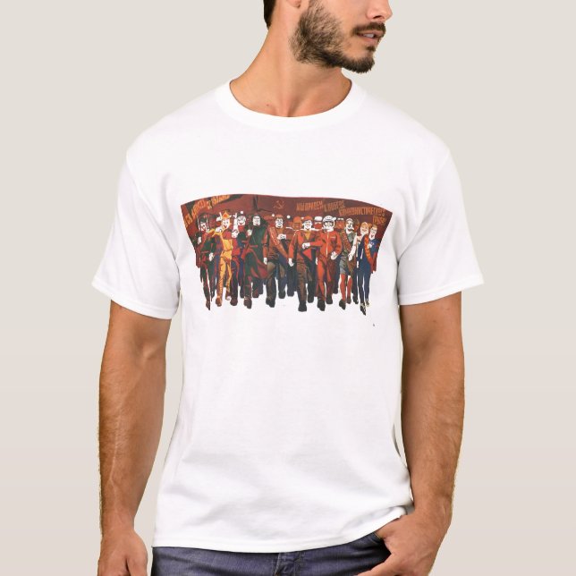 T-shirt Affiches de propagande d'Union Soviétique de (Devant)