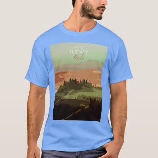 T-shirt Affiches de voyageVisiter la Toscane Italie